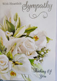 Sympathy - Flowers On Left