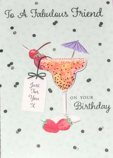 Friend Birthday - Cocktails Green