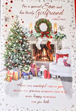 Son & Girlfriend Christmas - Traditional Living Room Words