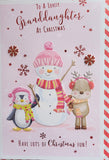 Granddaughter Christmas - Cute pink