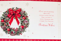 Open Christmas - Traditional Wreath Merry