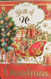 From Both Of Us Christmas - Traditional Red Sleigh left