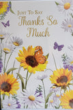 Thank You - Traditional Sunflowers