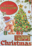 Nephew Christmas - Cute Bear With Tree