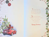 Son Christmas - Traditional Car & Tree