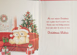 Mum & Dad Christmas - Cute Bears sat on sofa