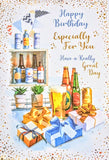 Open Male Birthday - Traditional Beers & Gifts
