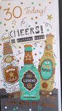 30  Birthday Male - Slim Beers