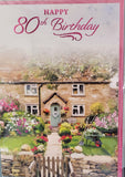 80 Birthday Female -  Garden scene