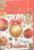 Auntie Christmas - Traditional Baubles