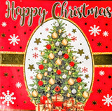 10 Pack Of Christmas Cards - Tree