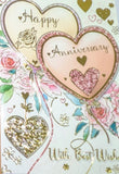 Your Anniversary - Pink & Gold Hearts