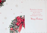 Daughter Christmas - Traditional Wreath Greetings