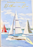 Brother In Law Birthday - Traditional Boats Greetings