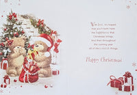 Nan & Grandad Christmas - Cute Bears With Gifts