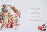 Nan & Grandad Christmas - Cute Bears With Gifts