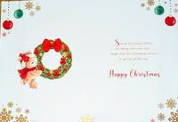 Sister Christmas - Cute Wreath On Right