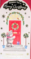 Open Christmas - Slim Cute Red Door