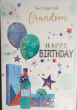 Grandson Birthday - Balloons and Wine