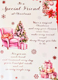 Friend Christmas - Traditional Pink Chair & Gifts