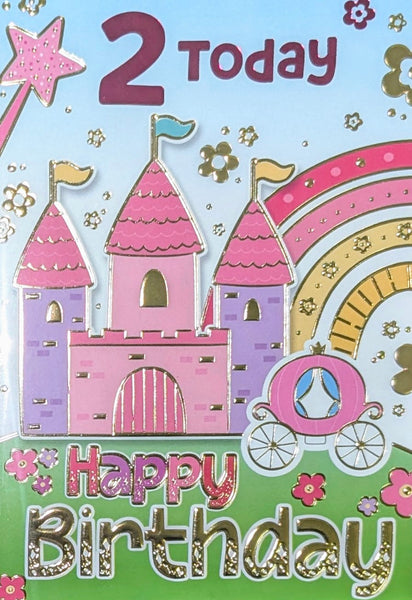 2 Girl Birthday - Castle & Carriage