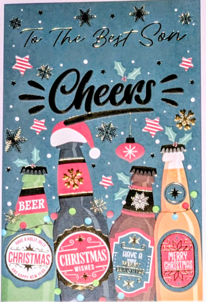 Son Christmas - Traditional Beer Bottles