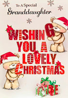 Granddaughter Christmas - Cute Bears Lovely Christmas