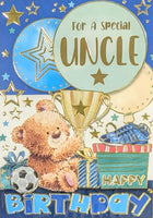 Uncle Birthday - Cute Trophy Dark Blue