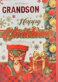 Grandson Christmas - Traditional Stocking