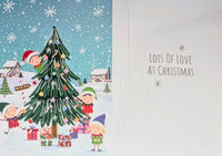 Great Grandchildren Christmas - Elves & Tree