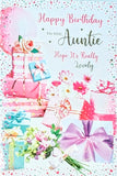 Auntie Birthday - Gift Boxes & Flowers