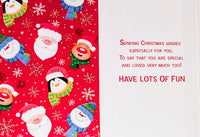 Great Grandson Christmas - Santa & Friends Faces