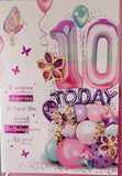 10 Girl Birthday - 10 Today