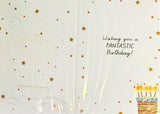 Open Male Birthday - Cute Bear With Cake