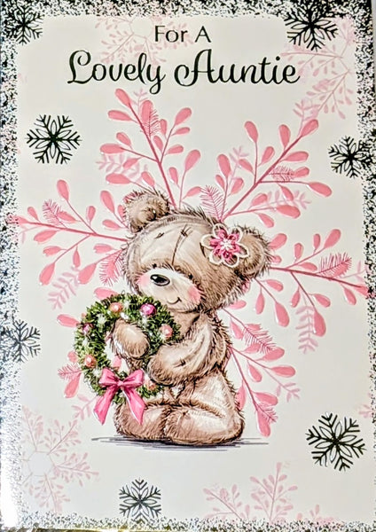 Auntie Christmas - Cute Pink Snowflake