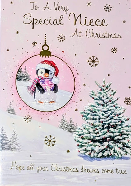 Niece Christmas - Cute Penguin Special