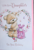 Daughter Birthday - Bear and Heeart