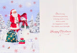 Grandson Christmas - Traditional Santa & Snowman