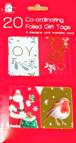 Christmas Tie On Gift Tags - Traditional
