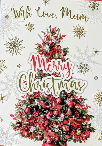 Mum Christmas - Traditional Tree Merry