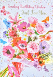 Open Female Birthday - Traditional Flower Bouquet