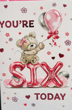 6 Girl Birthday - Six