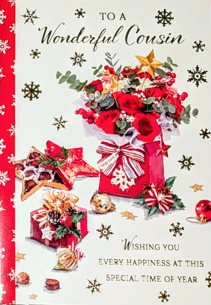 Cousin Christmas female - Traditional Flowers Wonderful