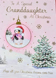 Granddaughter Christmas - Cute Penguin Special