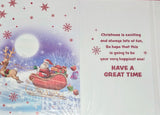 Special Little Girl Christmas - Santa On Sleigh