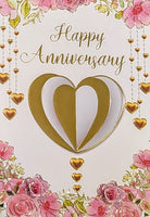 Your Anniversary - Silver & Gold Heart