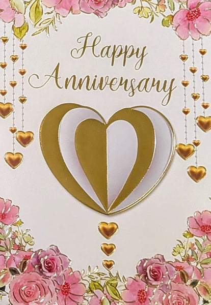 Your Anniversary - Silver & Gold Heart