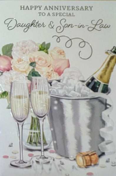 Daughter & Son In Law Anniversary - Traditional Champagne Bucket