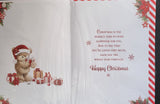 Mum Christmas - Large  Bear and Ribbon