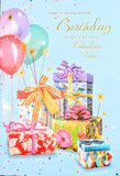 Open Female Birthday - Gift Boxes & Balloons